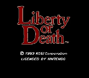 Liberty or Death (USA) screen shot title